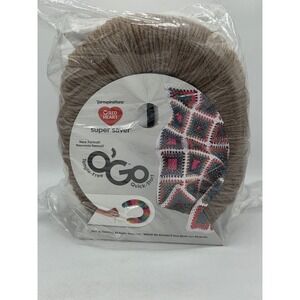 Red Heart Super Saver O' Go Caffe Latte Yarn 100% Acrylic 364 Yrds 3 Pack